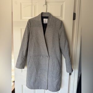 Mango Gray Women's Coat Sz XS